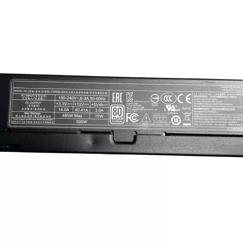 FSP500-30AS: fuente de aliment - Atx Power Supply 1U Flex 500W reseña y precio
