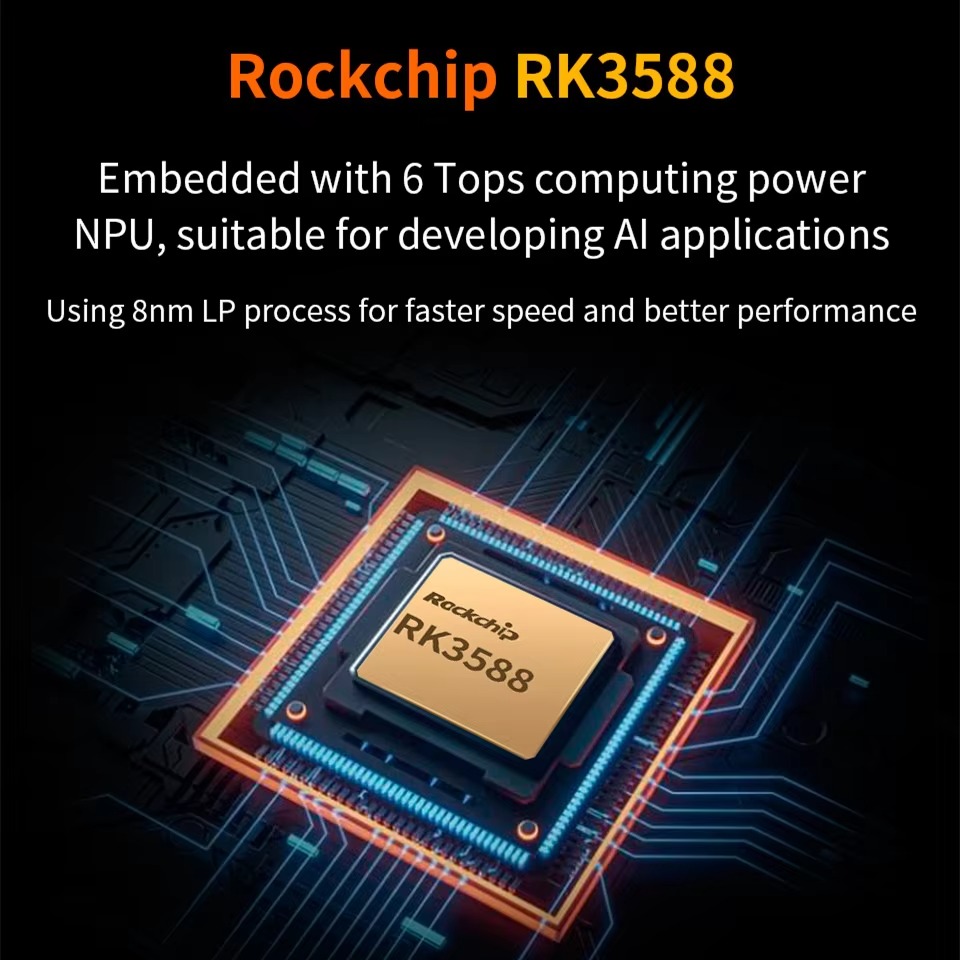 DroMaRockchip Placa Única RK35 - Orange Pi 5 Plus 32Gb reseña y precio