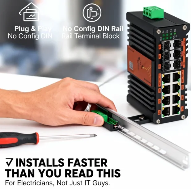 Conmutador PoE gestionado indu - Sfp+ 10G Managed Switch 8 Port reseña y precio